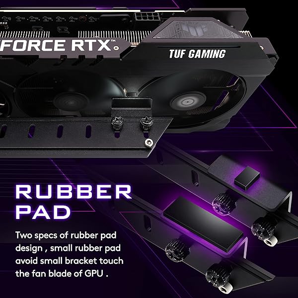 EZDIY-FAB EZDIY-FAB GPU Holder Brace with ARGB LED Support for RX6700 RTX3090 Video Card Sag Prevention and Stability - View 5 of 9