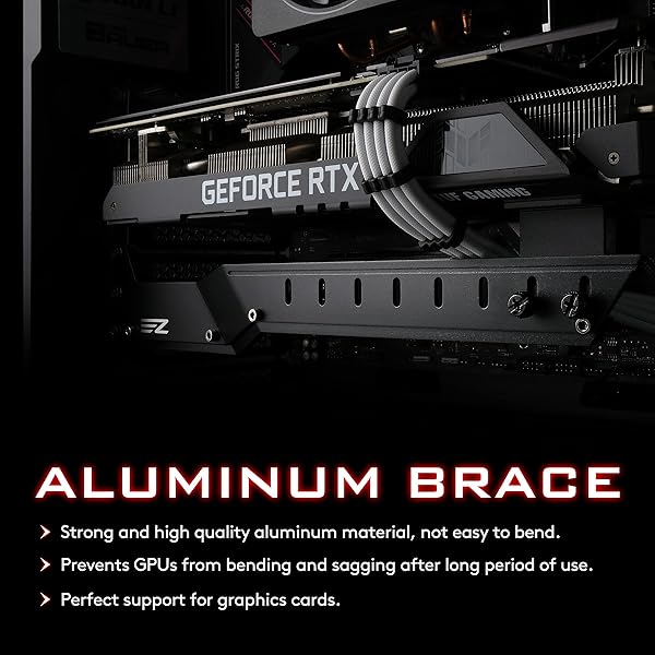 EZDIY-FAB EZDIY-FAB GPU Holder Brace with ARGB LED Support for RX6700 RTX3090 Video Card Sag Prevention and Stability - View 6 of 9