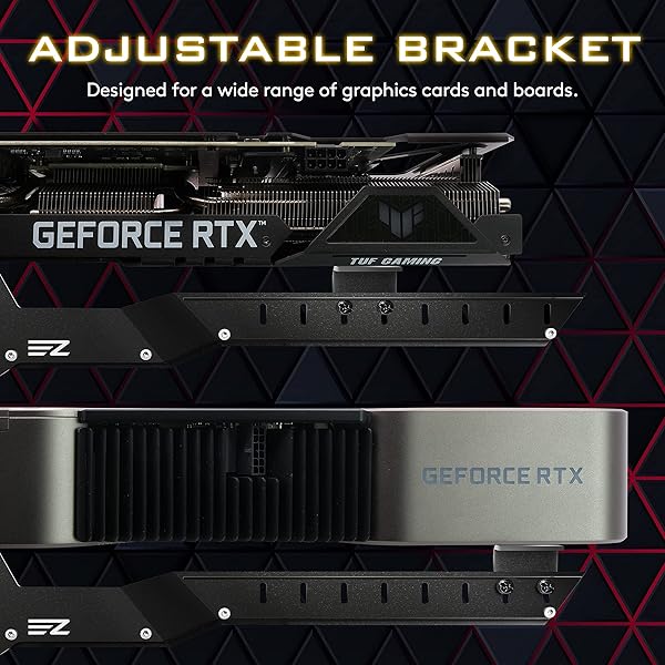 EZDIY-FAB EZDIY-FAB GPU Holder Brace with ARGB LED Support for RX6700 RTX3090 Video Card Sag Prevention and Stability - View 7 of 9
