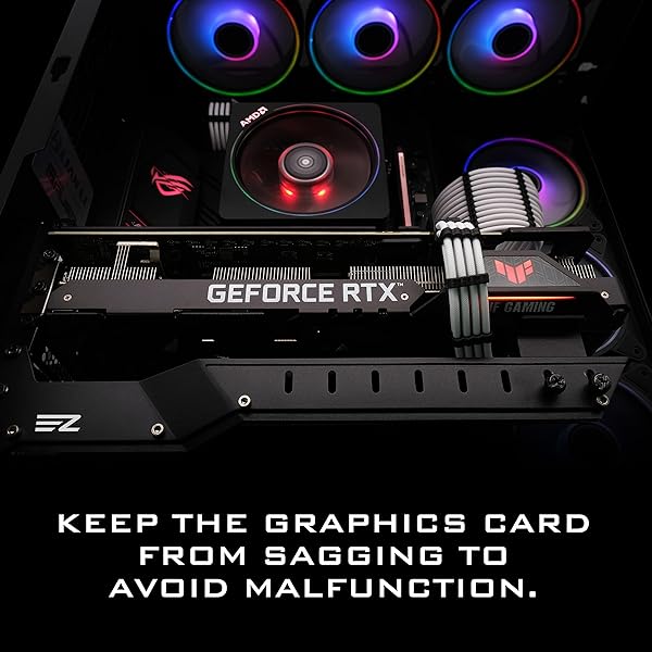 EZDIY-FAB EZDIY-FAB GPU Holder Brace with ARGB LED Support for RX6700 RTX3090 Video Card Sag Prevention and Stability - View 8 of 9