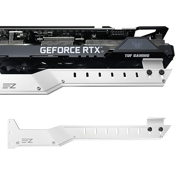 EZDIY-FAB EZDIY-FAB GPU Holder Brace for Graphics Card Support AMD6700 Nvidia 3090 Video Card Sag Prevention Bracket White