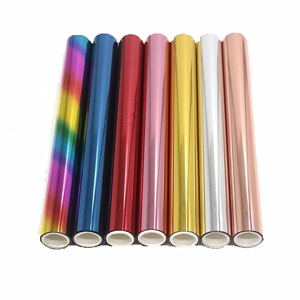 Briartw 7-Pack Laser Printer Foil for DIY Crafts & Scrapbooking | 16.4ft Transfer Foil Paper Bundle