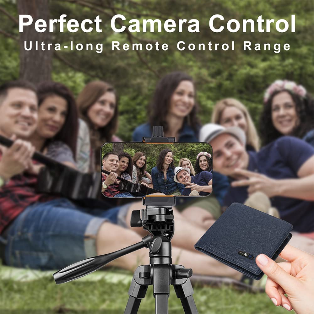 SMART LB Anti-Lost Bluetooth Wallet Tracker: Slim Leather GPS Locator for Men - Cool Credit Card Holder (Blue) - View 4 of 7