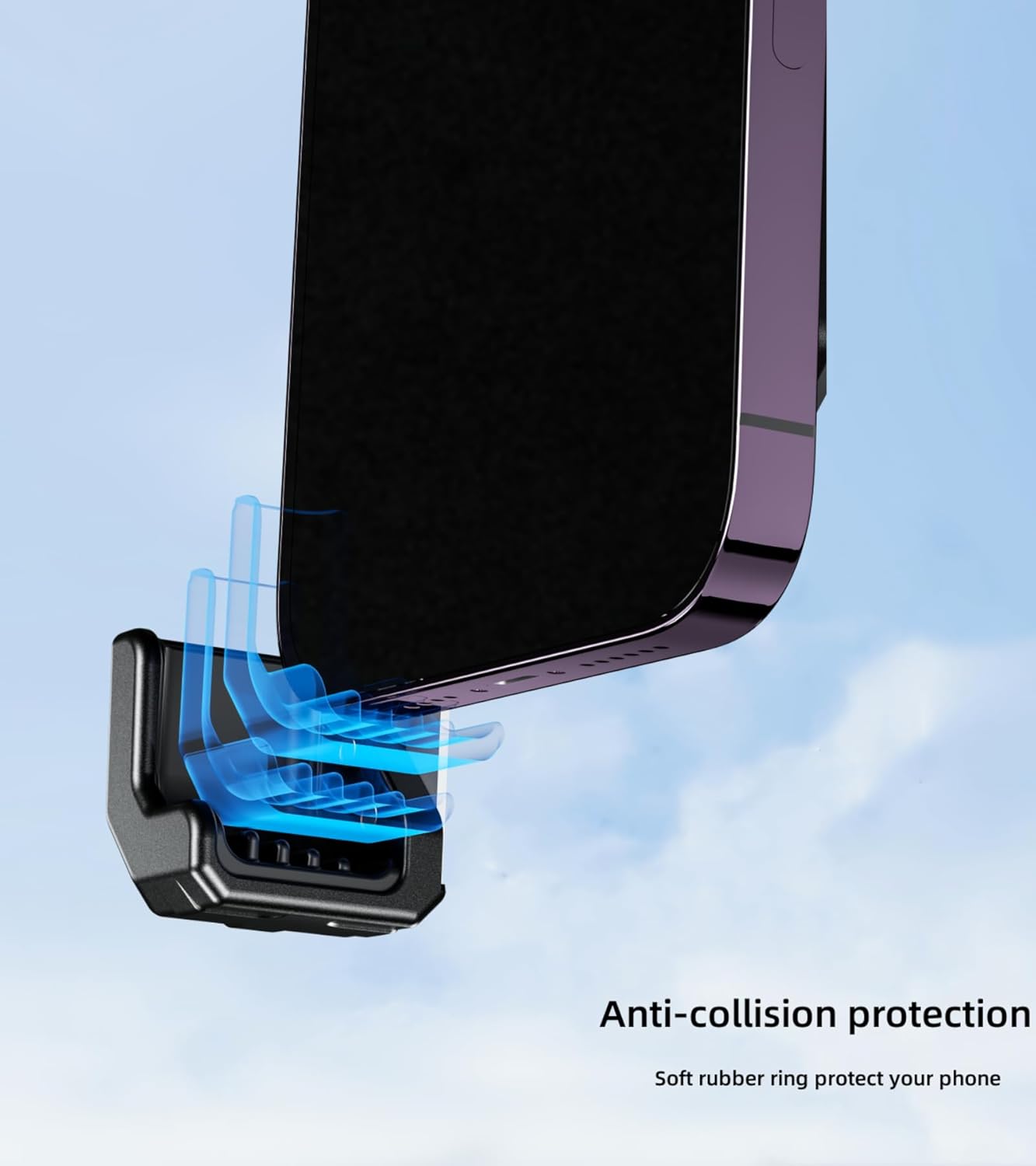 Kewig "Secure Kewig Bike Phone Mount: One-Hand Operation for iPhone 16 Pro Max & 4-7" Phones - Easy Lock Motorcycle & Bicycle Holder" - View 4 of 6