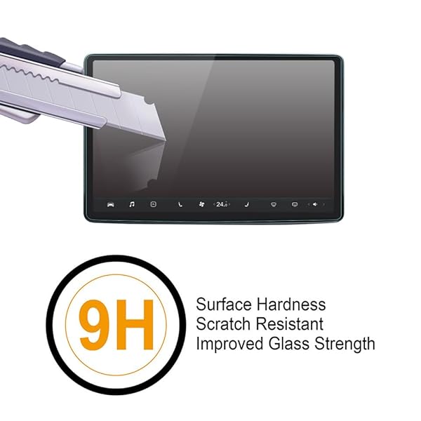 Supershieldz Supershieldz Tempered Glass Screen Protector for Tesla Model 3 and Model Y 15 inch Anti Scratch Bubble Free 033mm - View 5 of 6