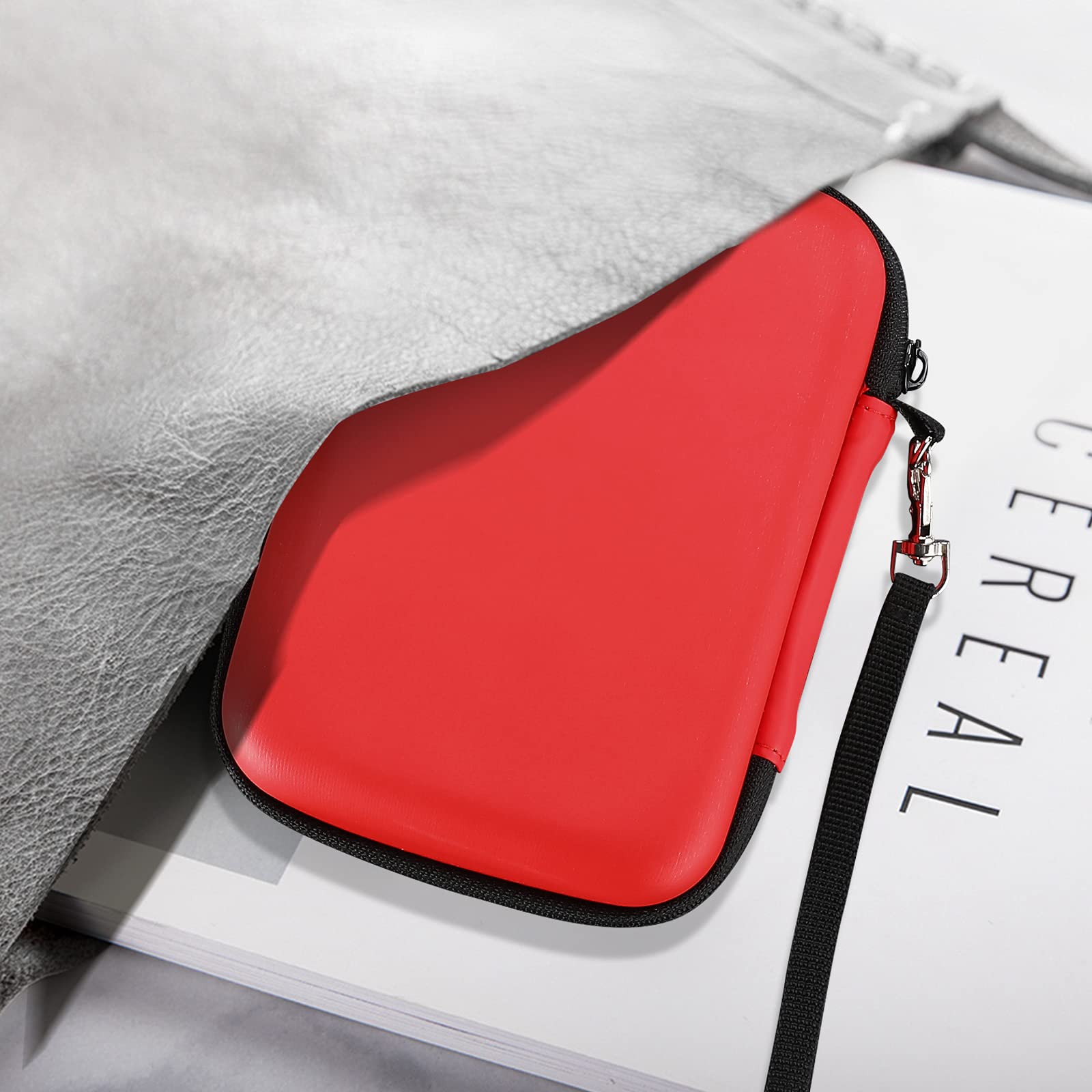 ProCase ProCase Portable Hard Drive Case for 25 Inch WD My Passport Seagate Backup Plus Canvio Basics 1TB 2TB 3TB 4TB Red Carrying Case - View 3 of 7