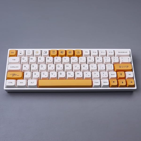 Sumgsn PBT Dye-Sub Honey Milk Keycaps Set 138 Keys XDA Profile for Mechanical Keyboards Cherry MX Switches - View 4 of 10