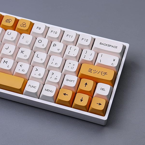 Sumgsn PBT Dye-Sub Honey Milk Keycaps Set 138 Keys XDA Profile for Mechanical Keyboards Cherry MX Switches - View 5 of 10