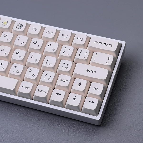 Sumgsn PBT Dye-Sub Honey Milk Keycaps Set 138 Keys XDA Profile for Mechanical Keyboards Cherry MX Switches - View 8 of 10