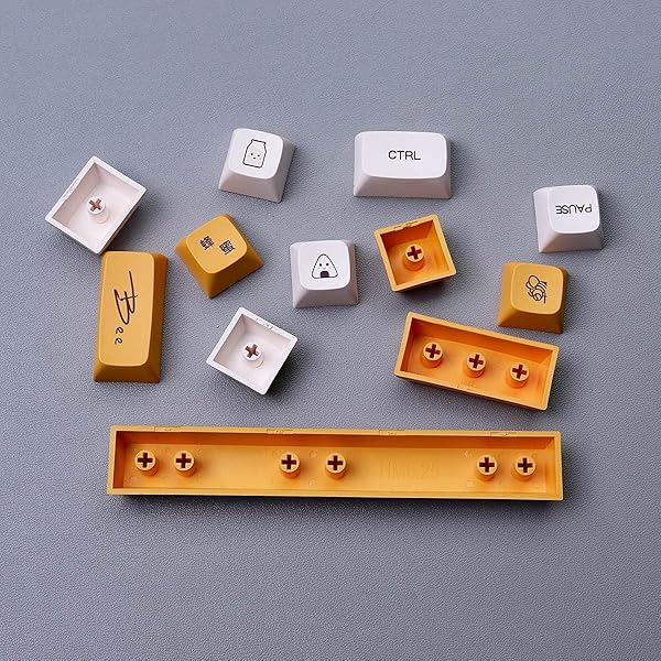 Sumgsn PBT Dye-Sub Honey Milk Keycaps Set 138 Keys XDA Profile for Mechanical Keyboards Cherry MX Switches - View 9 of 10