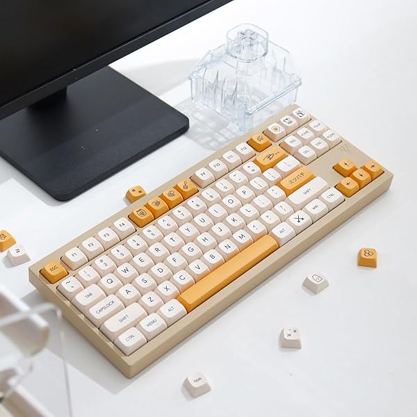 Sumgsn Honey Milk Keycaps 138 Keys PBT Dye-Sub XDA Profile Set for Cherry MX Switches Mechanical Keyboards - View 9 of 9
