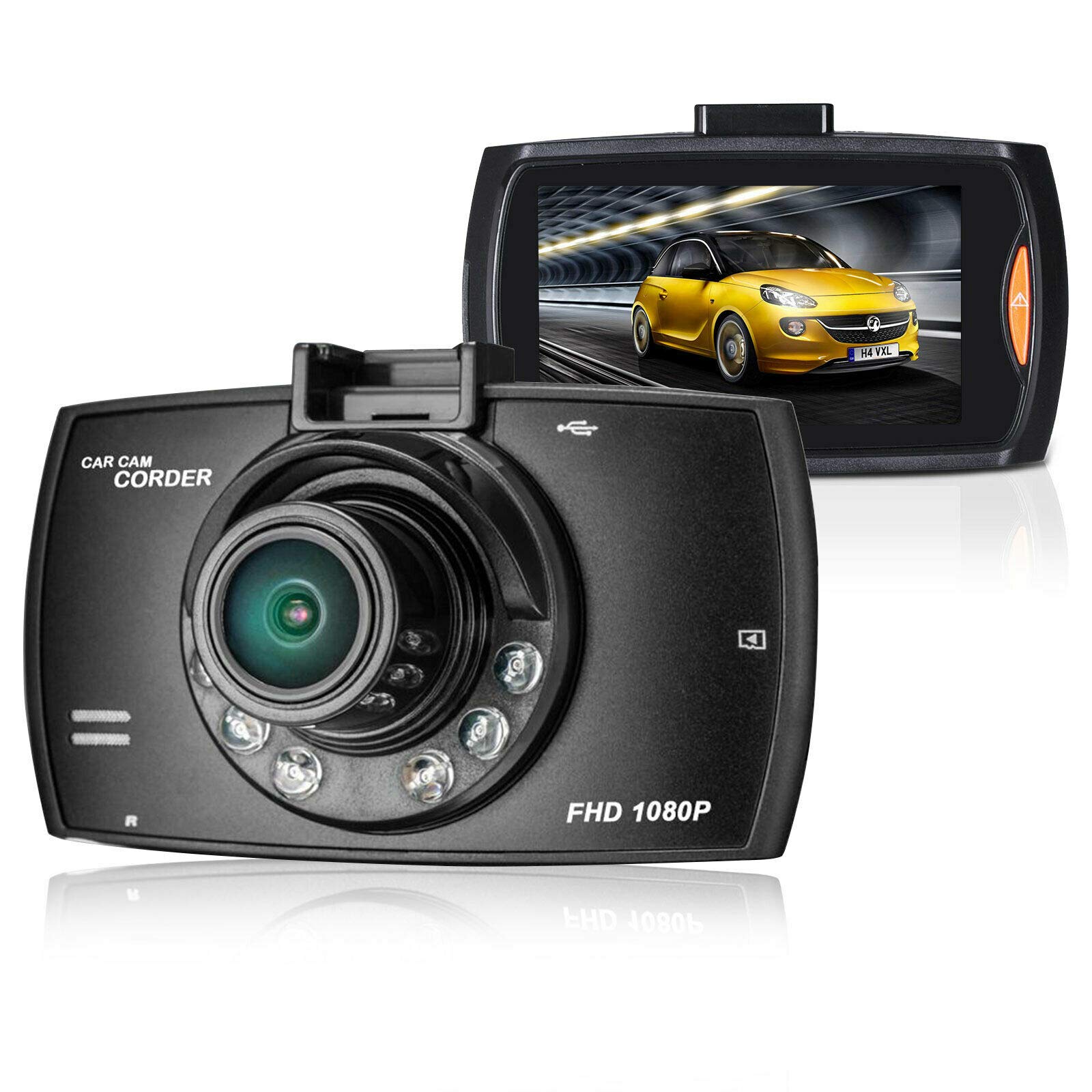 MACHSWON Car Dash Cam Camera Video DVR Recorder Night Vision+G-Sensor 1080P HD 2.4" LCD Car Dash Cam DVR Recorder Night Vision Video Camera G-Sensor - View 3 of 4