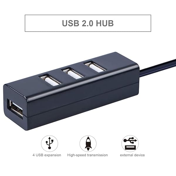 AYECEHI AYECEHI USB C to USB Hub 4 Port Adapter for MacBook Pro Chromebook XPS Galaxy S9 S8 and More USB Type C Devices Black - View 4 of 5