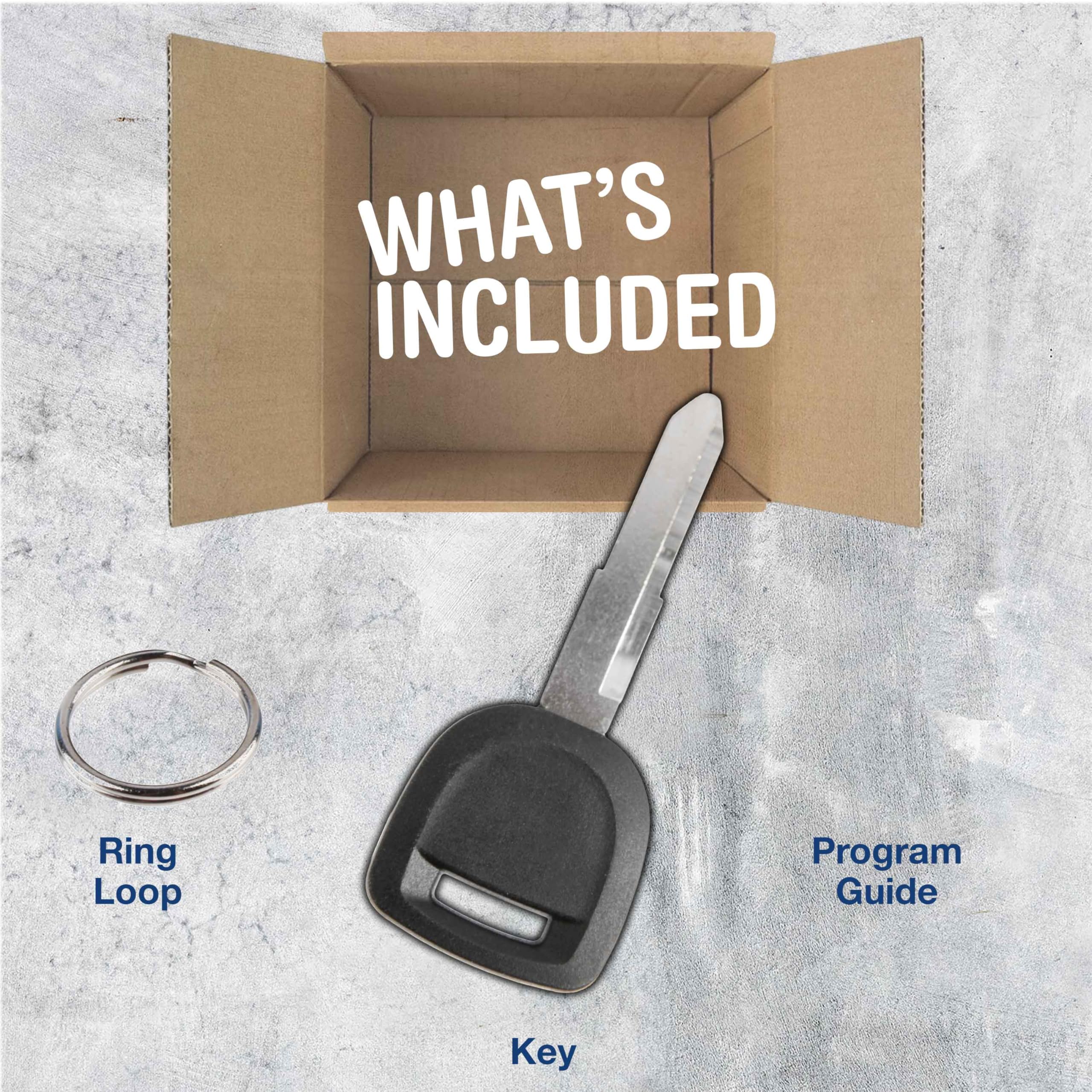 KeylessOption Car Key Transponder for Mazda Remote MAZ24R-PT, MAZ24RT17, 80 Bit - View 2 of 7