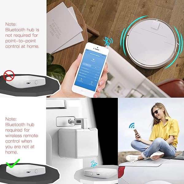 Gaoducash Fingerbot Smart Switch Button Pusher Bluetooth Control Timer No Wiring White for Easy Home Automation - View 5 of 7