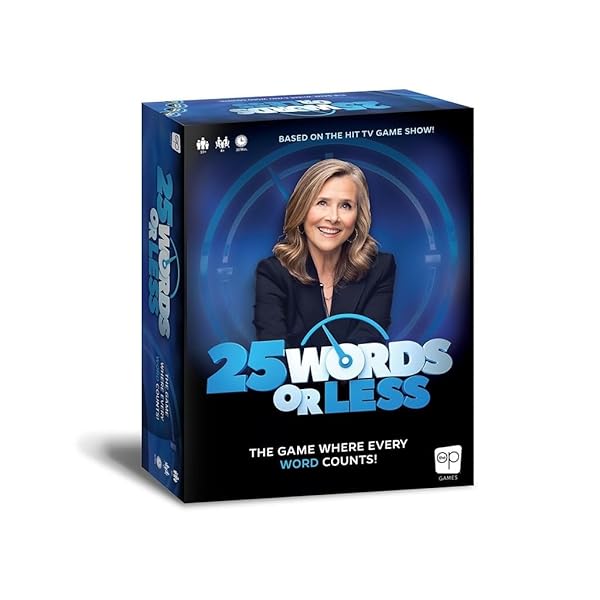 USAOPOLY USAOPOLY 25 Words or Less Fast Paced Word Game for Friends and Family Based on Popular TV Game Show with Meredith Vieira