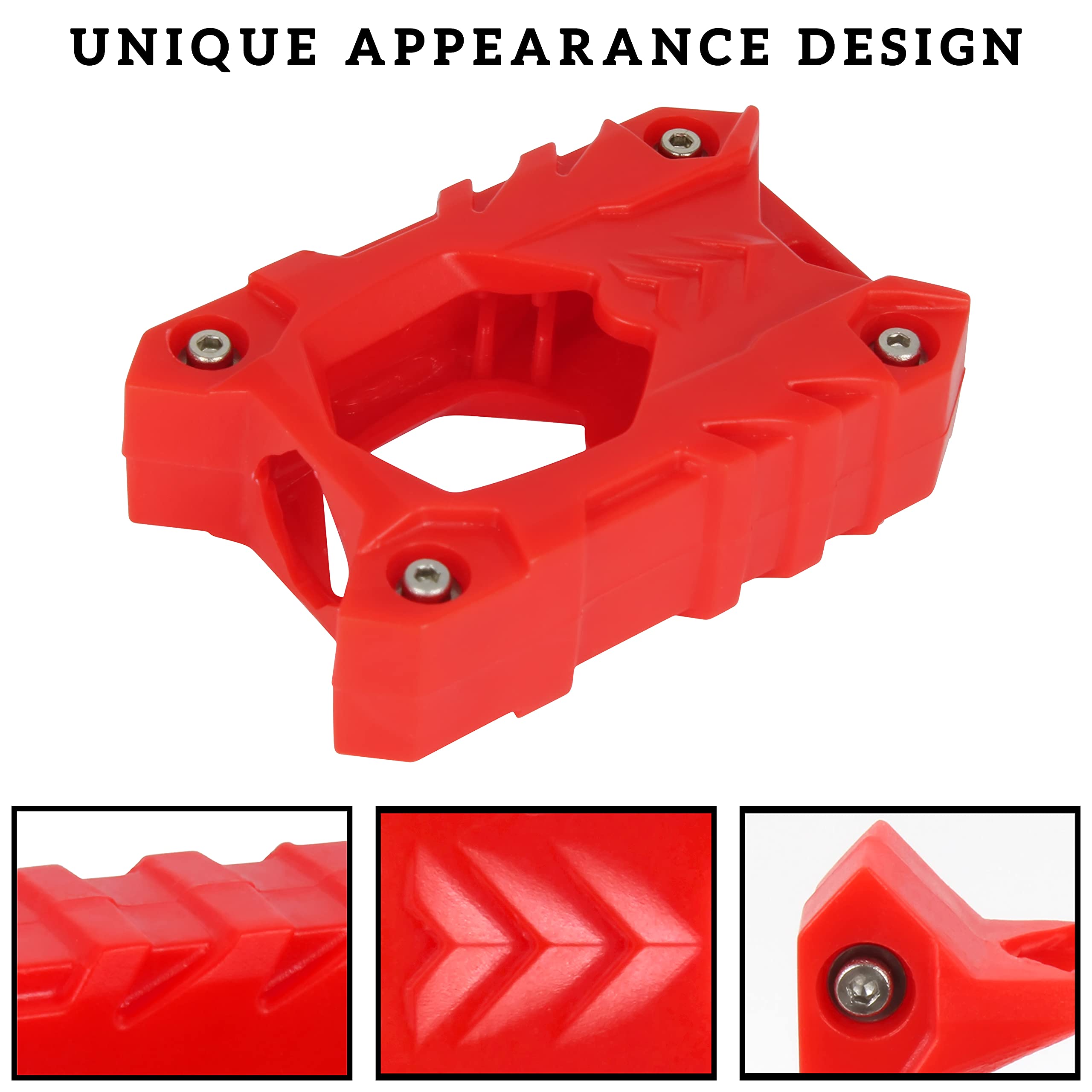 SAUTVS SAUTVS Sporty Key Shell for Ryker Outlander, Red Ignition Key Cover Holder Key Case for Can-Am Ryker Outlander Accessories (1PCS) - View 3 of 6