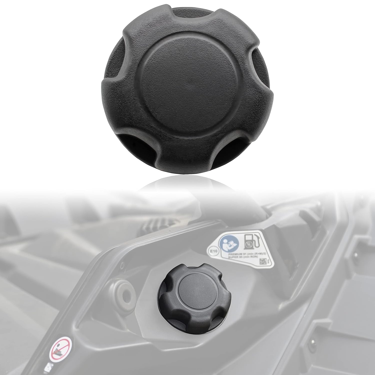 SAUTVS Gas Fuel Tank Cap for Polaris and Can Am ATV UTV, Gas Cap for Polaris Sportsman General Ranger RZR 800 900 1000 andCan-Am Maverick Defender