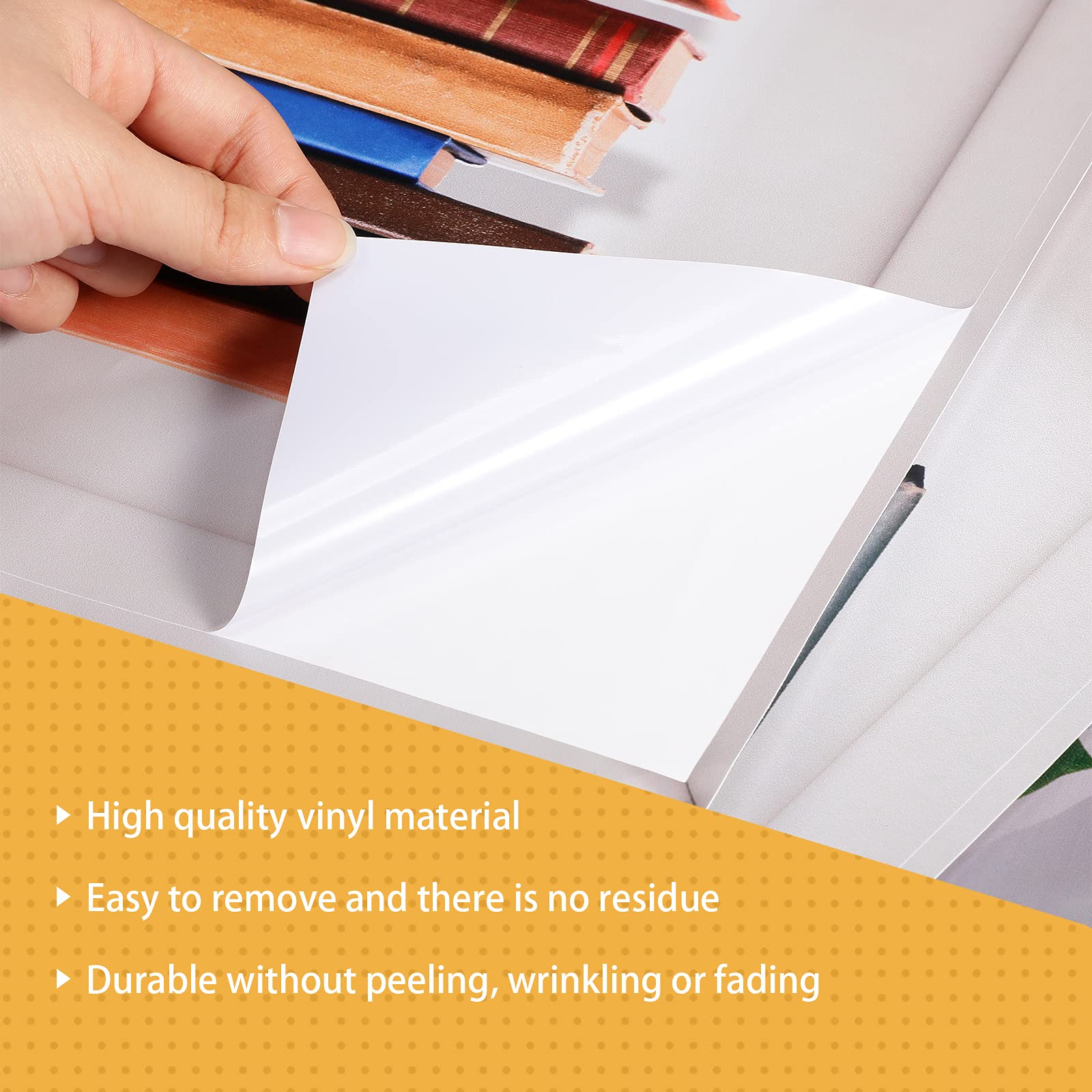 Outus Outus 3D Plants Wall Decals, Removable Wall Stickers, 4 Sheets,Green, Plants, Retro, Vinyl, Wall Decor for Office, Home, Living Room, Bedroom(Set of - View 3 of 7