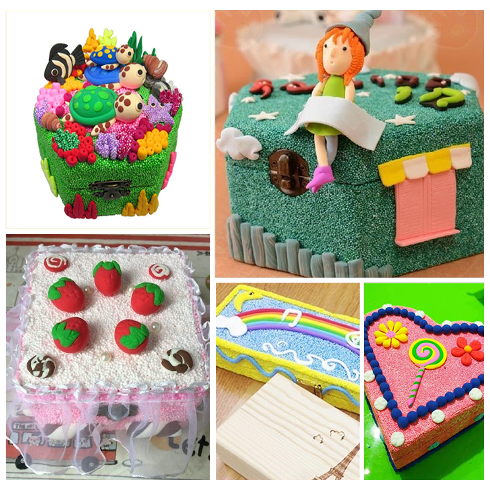 OLYCRAFT OLYCRAFT 4PCS Unfinished Wooden Box 5x5.2 Inch Unpainted Heart-Shaped Box Pine Storage Box Natural Wood Box with Iron Findings Love Gift Box for - View 7 of 7