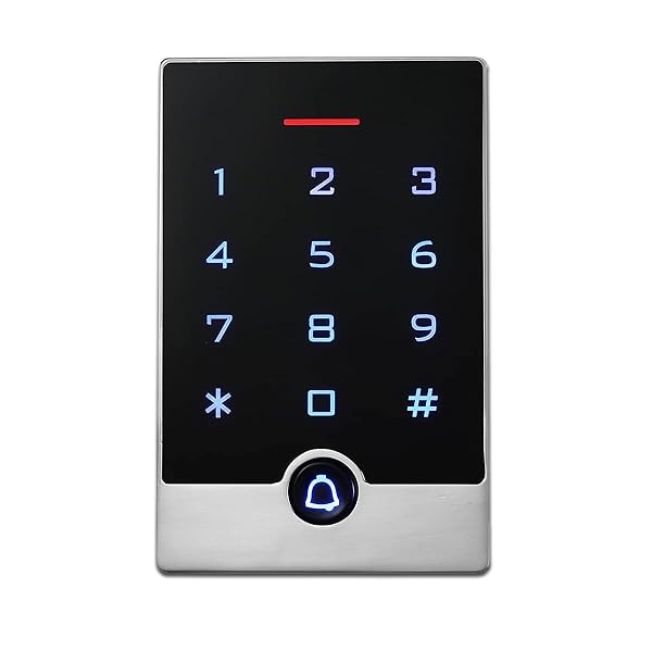 toncont Security Door Access Control Keypad with ID Fobs Waterproof Zinc Alloy for Garage and Entry Gates - View 3 of 10