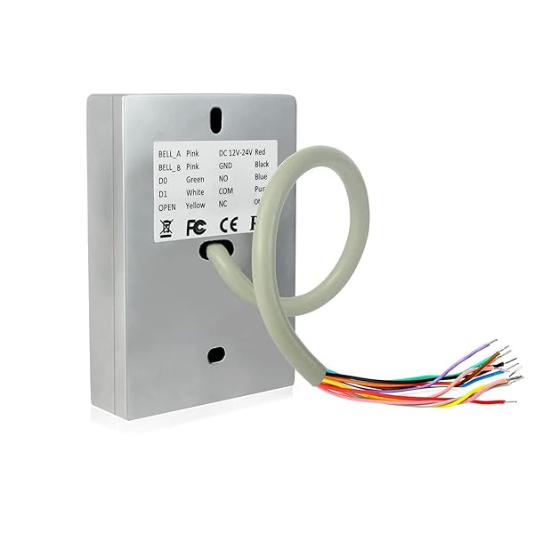 toncont Security Door Access Control Keypad with ID Fobs Waterproof Zinc Alloy for Garage and Entry Gates - View 7 of 10