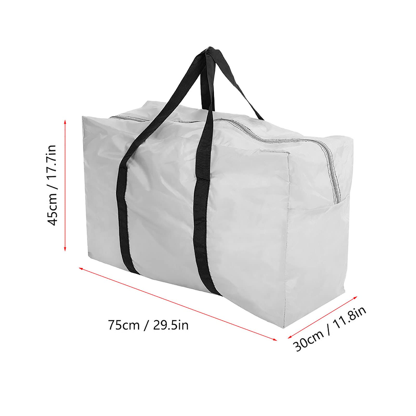 VGEBY VGEBY Inflatable Kayak Boat Bag, Large Foldable Storage Carry Bag for Kayak Boat Canoeing Sea Fishing Rafting Swimming Camping (Gray) - View 2 of 9