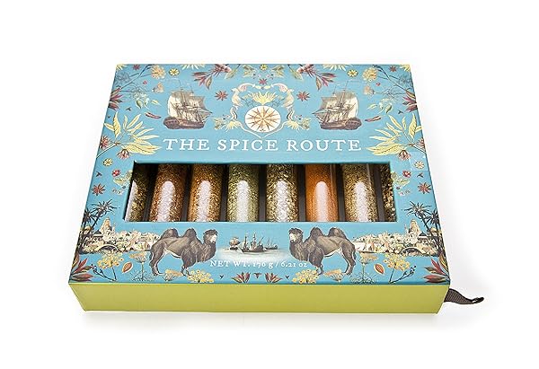 Eat.art Discover Eat.Art Spice Route: Iconic 8-Pack Exotic Spice Blends Gift Set from Around the Globe