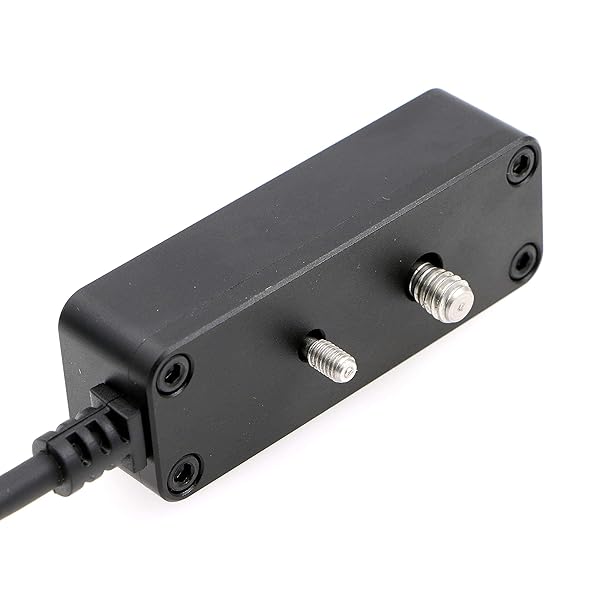 AConnect Cable Splitter Steadicam BMPCC Dtap Male to 3 Port D Tap Female Hub Adapter Coiled Cable for ARRI RED Cameras TILTA IDX Battery - View 8 of 9