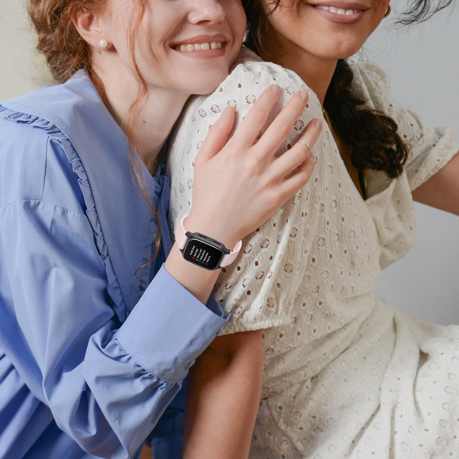 RuenTech Bands Compatible with Garmin Venu Venu Sq Venu Sq Music Band Silicone Quick Release Straps 20MM Replacement Wristband (Black Teal Pink White Gray) - View 7 of 7