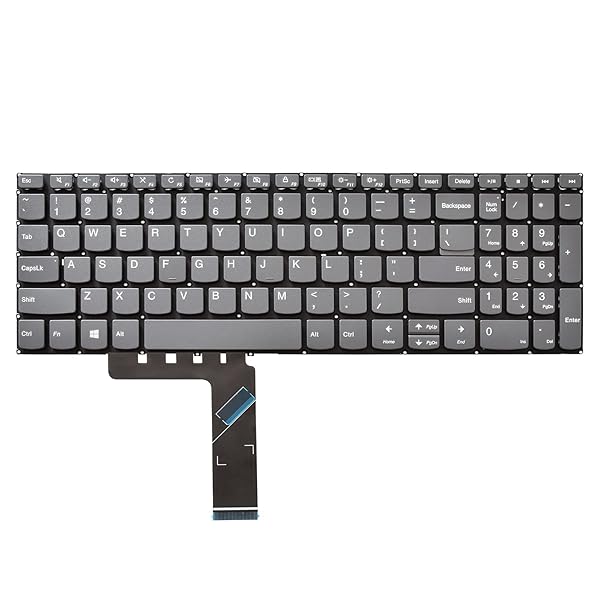 SUNMALL SUNMALL Keyboard Replacement for Lenovo Ideapad 3 330S V130 US Layout Grey No Frame - View 3 of 5
