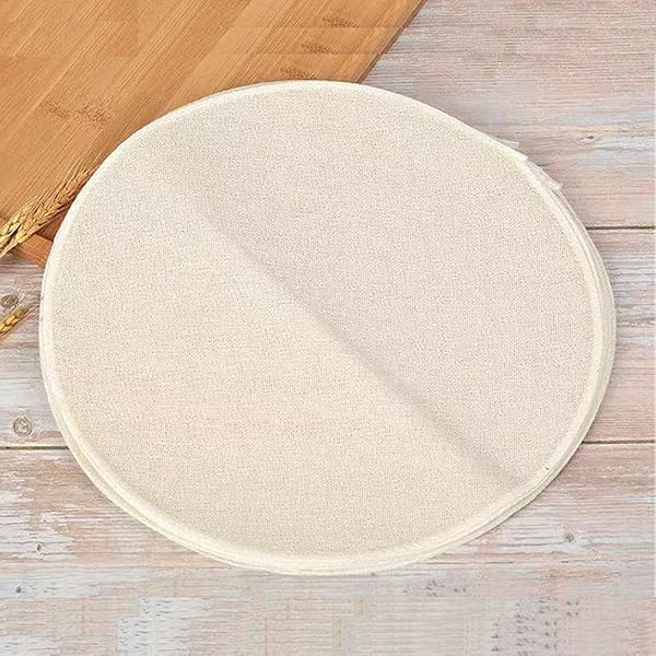 luzen 12Pcs Round Cotton Yarn Steamer Cloth Non Stick Reusable Household Liners for Steamed Buns Dumplings Baking Cooking Tool 20CM 8Inch - View 3 of 8
