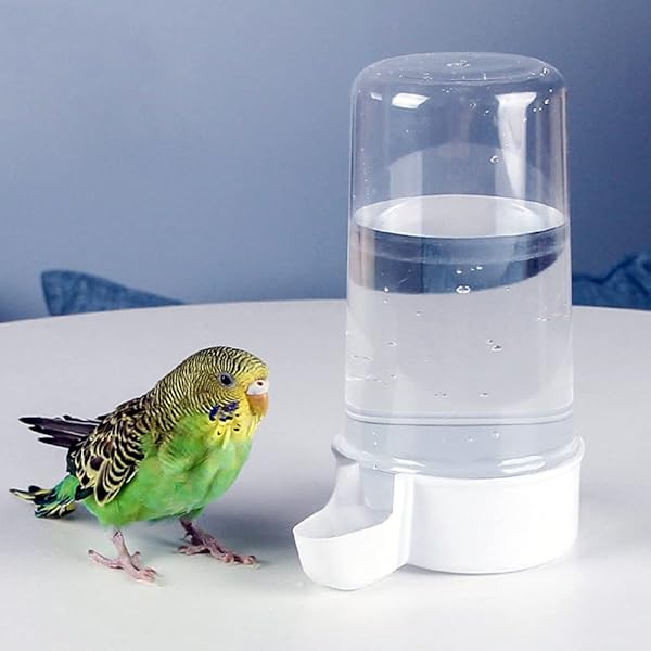 YJJKJ YJJKJ Pet Bird Water Feeder 13.5 Oz Automatic Dispenser for Parakeets Budgies Cockatiels and Lovebirds - View 3 of 7