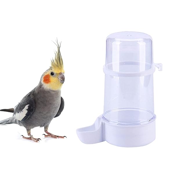 YJJKJ YJJKJ Pet Bird Water Feeder 13.5 Oz Automatic Dispenser for Parakeets Budgies Cockatiels and Lovebirds - View 2 of 7