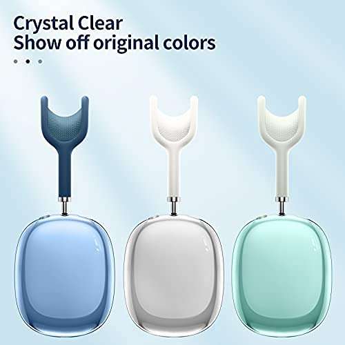 FINTIE Fintie Clear TPU Case for AirPods Max - Anti-Scratch Protective Cover in Clear Blue - View 6 of 9