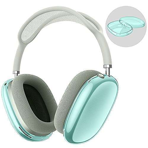 FINTIE Fintie Clear TPU Case for AirPods Max - Anti-Scratch Protective Cover in Clear Blue - View 9 of 9