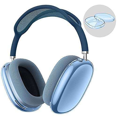 FINTIE Fintie Clear TPU Case for AirPods Max - Anti-Scratch Protective Cover in Clear Blue - View 2 of 9