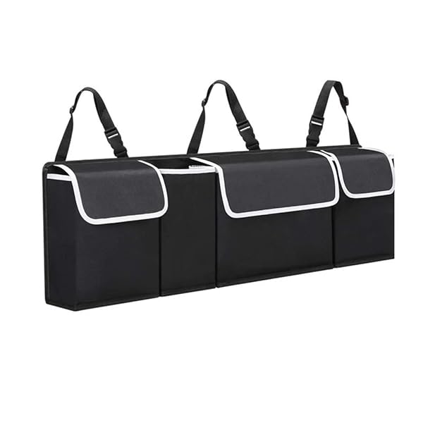 Tianle Maximize Car Space with Tianle Backseat Trunk Organizer - Durable, 4 Pockets & 3 Adjustable Buckles for Efficient Storage - View 7 of 10