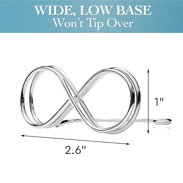 Pullan Products LLC Pullan Table Number Holder Stands 12 Pack for Weddings Placecard Clips Photo Display Stands Reserved Sign Numbers Silver - View 4 of 8