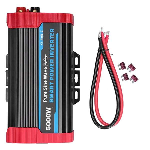 5000W Car Power Inverter: Fast Pure Sine DC 12V to 120V AC Converter for Ultimate Power on the Go