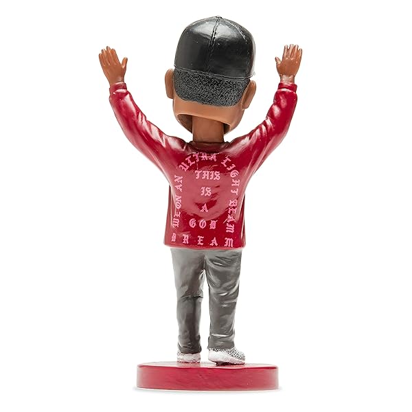 Bobble Supply The Life of Pablo Bobblehead I Feel Like Pablo Graduation Bear Perfect Gift for Hip Hop Fans Christmas or Birthday Desk Art - View 3 of 5