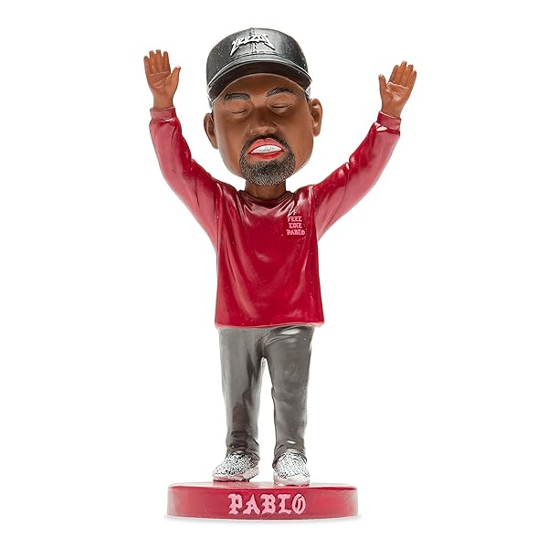Bobble Supply The Life of Pablo Bobblehead I Feel Like Pablo Graduation Bear Perfect Gift for Hip Hop Fans Christmas or Birthday Desk Art - View 2 of 5