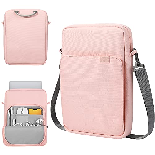 TiMOVO TiMOVO Pink Tablet Sleeve Case 9-11 Inch for Women Multiple Compartments Water Resistant Utility Style Unisex Adults