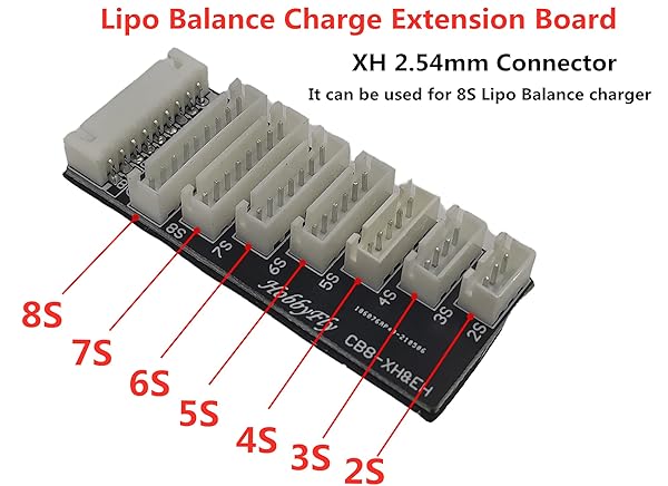 HOBBYFLY HobbyFly Lipo Battery Balance Board 2-8S Charge Board Extension Adapter for XH Connector Balance Charging Solutions - View 3 of 7