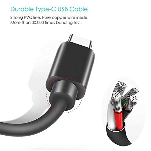 WZHENB Wall Charger and 5ft USB C Charging Cable for Anker Soundcore Boost Mini Life P2 A2 U2 Dot 2 Bluetooth Speaker and Liberty Earbuds - View 5 of 6