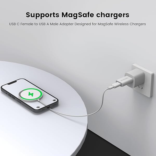 MOSWAG Buy MOSWAG USB-C Female to USB-A Male Adapter | Fast Charging & Data Transfer - View 2 of 8