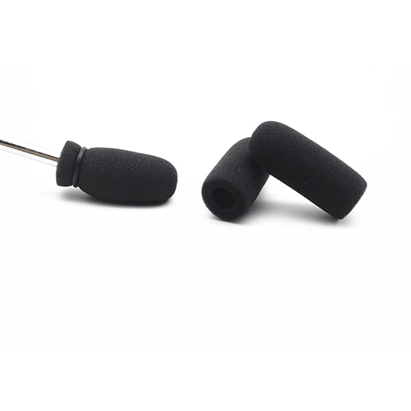 Saidbuds 10 Pack Soft Mic Foam Covers for David Clark M-4/M-7 & Lightspeed Headsets - Premium Windscreens - View 6 of 7