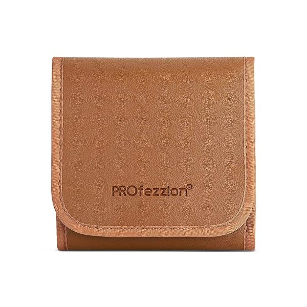 PROfezzion PROfezzion 3-Pocket Filter Pouch for 82mm Lens - Shock Resistant & Anti-Scratch Case with Microfiber Cloth - View 3 of 10