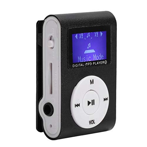 GOWENIC Portable Mini MP3 Player for Walking & Running - Supports 32GB, LCD Screen, BackClip Design (Black) - View 3 of 9