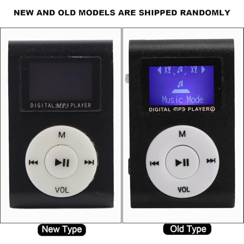 GOWENIC Portable Mini MP3 Player for Walking & Running - Supports 32GB, LCD Screen, BackClip Design (Black) - View 9 of 9